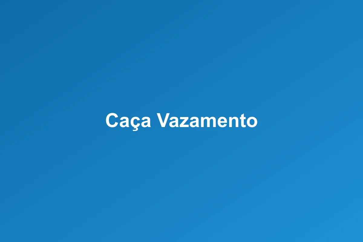 Caça vazamentos em Cuiabá – detecção precisa e não invasiva