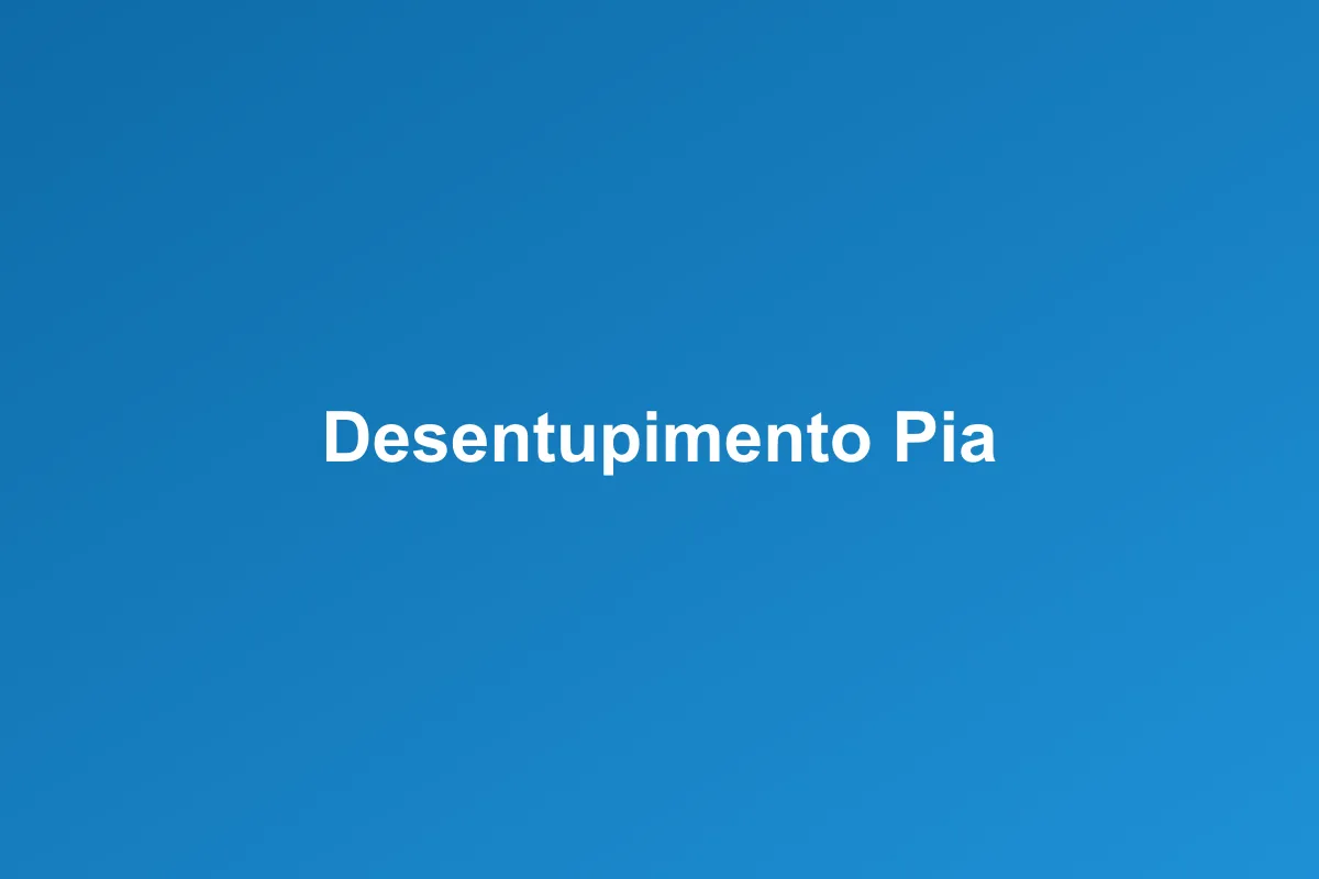 Desentupimento de pia em Cuiabá – desobstrução profissional